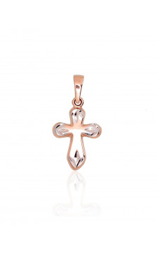 Auksinis pakabukas 1300738(Au-R+PRh-W), Raudonas Auksas 585°, rodis (padengti)