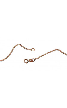 Auksinė grandinėlė Anchor 1.4 mm , briaunų apdirbimas deimantu 1400040(Au-R), Raudonas Auksas 585°