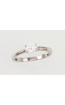 Sidabrinis žiedas 2101548(PRh-Gr)_CZ, Sidabras 925°, rodis (padengti), Cirkonai