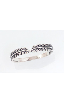 Sidabrinis žiedas 2101609(POx-Bk), Sidabras 925°, oksidas (padengti)