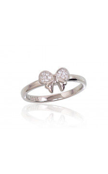 Sidabrinis žiedas 2101648(PRh-Gr)_CZ, Sidabras 925°, rodis (padengti), Cirkonai