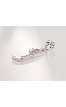 Sidabrinis pakabukas 2301614(PRh-Gr)_CZ, Sidabras 925°, rodis (padengti), Cirkonai