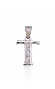 Sidabrinis pakabukas 2301850(PRh-Gr)_CZ, Sidabras 925°, rodis (padengti), Cirkonai