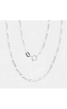 Sidabrinė grandinėlė Figaro 2 mm , briaunų apdirbimas deimantu 2400054, Sidabras 925°