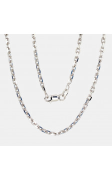 Sidabrinė grandinėlė Anchor 3 mm , briaunų apdirbimas deimantu 2400076(PRh-Gr), Sidabras 925°, rodis (padengti)