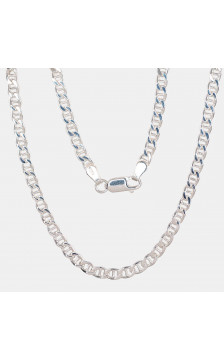 Sidabrinė grandinėlė Marina 3.9 mm , briaunų apdirbimas deimantu 2400080, Sidabras 925°