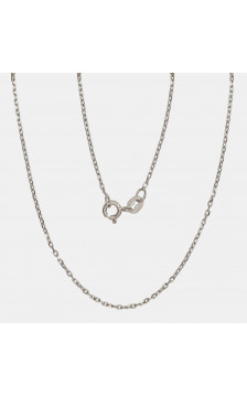 Sidabrinė grandinėlė Anchor 1 mm , briaunų apdirbimas deimantu 2400084(PRh-Gr), Sidabras 925°, rodis (padengti)