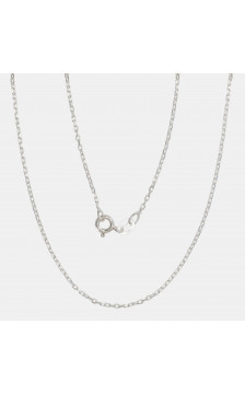 Sidabrinė grandinėlė Anchor 1 mm , briaunų apdirbimas deimantu 2400084, Sidabras 925°