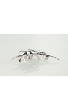 Sidabrinė sagė 2920004(POx-Bk), Sidabras 925°, oksidas (padengti)