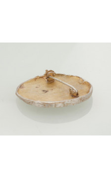 Sidabrinė sagė 2920089(Matt+POx-MattY), Sidabras 925°, oksidas (padengti)