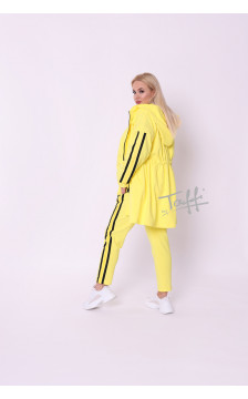 Medvilninis TAFFI džemperis-parka yellow 7 Medvilninis TAFFI džemperis-parka yellow 7