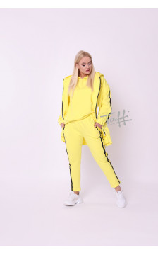 Medvilninis TAFFI džemperis-parka yellow 7