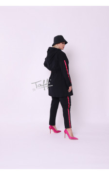 Medvilninis TAFFI džemperis-parka black 8 Medvilninis TAFFI džemperis-parka black 8