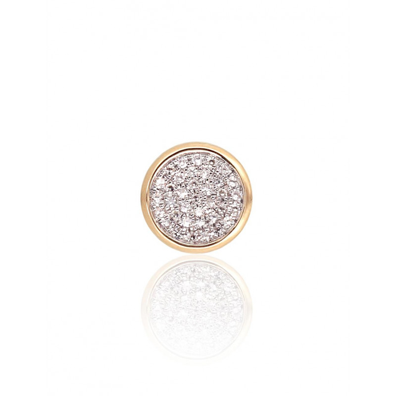 Auksinis pakabukas 1300265(Au-Y+PRh-W)_DI, Geltonas Auksas 585°, rodis (padengti) , Briliantai